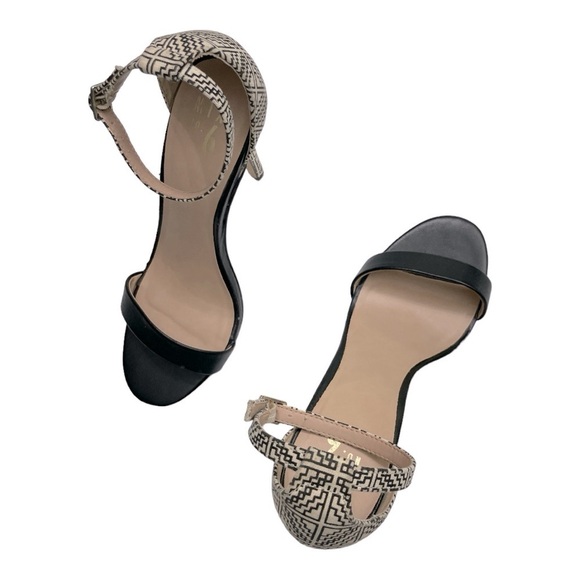 Mix No. 6 Lina Patterned
Ankle Strap Dress Sandals |
Black/Ivory 9 Geometric - Picture 7 of 12